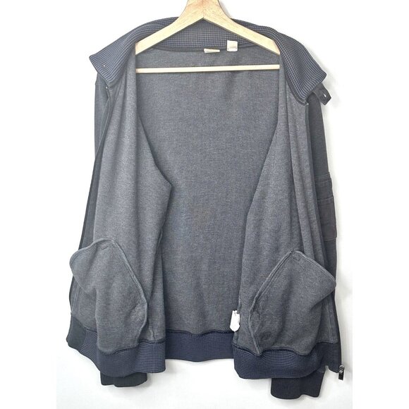 Hugo Boss Orange Mens Full Zip Sweatshirt Jacket Cargo Work Wear Grey Size Large - Picture 9 of 16